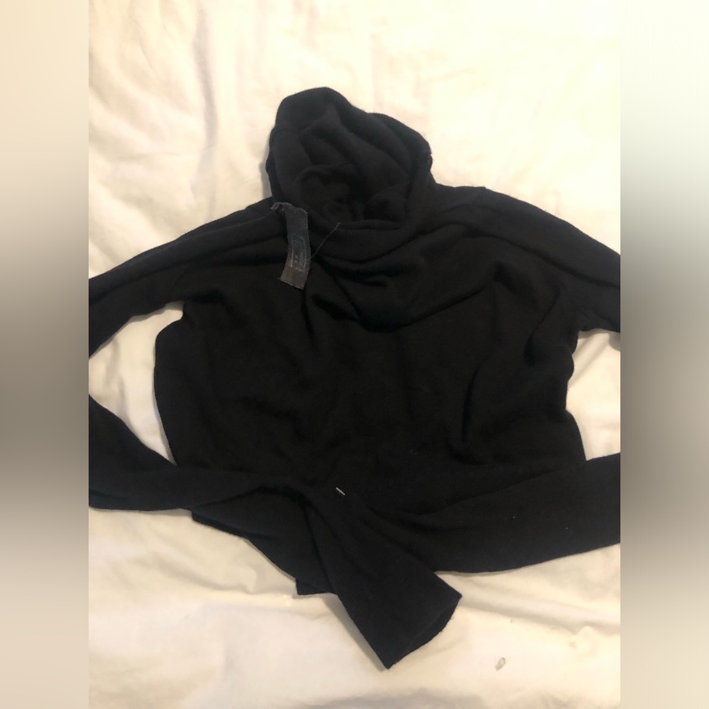 Cashmere Sweater Black Turtleneck Euc 744